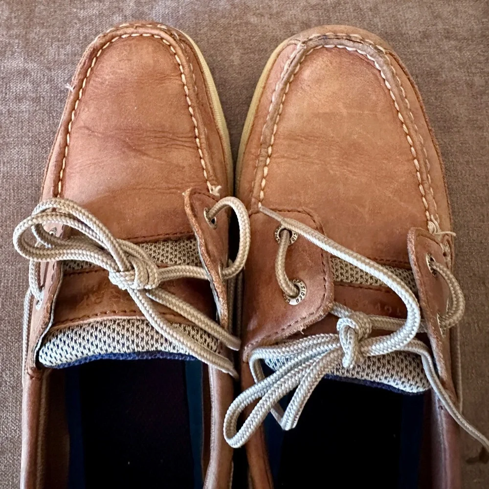 SPERRY Top-Sider Men's Shoes Billfish 2 Eye Boat Shoe, Tarpon Tan/Brown 9M